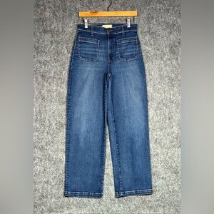 Madewell Emmet Wide Leg Jeans Size 28 Like New